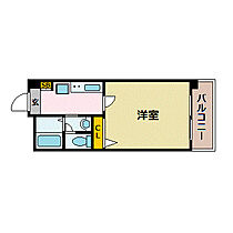 岡山県岡山市北区昭和町9-1（賃貸マンション1K・4階・25.00㎡） その2