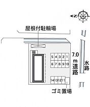 レオパレスウイング近藤V 205 ｜ 岡山県倉敷市中庄2379-4（賃貸マンション1K・2階・19.87㎡） その3