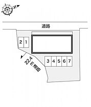 レオパレスハピネス米倉 202 ｜ 岡山県岡山市南区米倉字前田35-7（賃貸アパート1K・2階・26.08㎡） その3