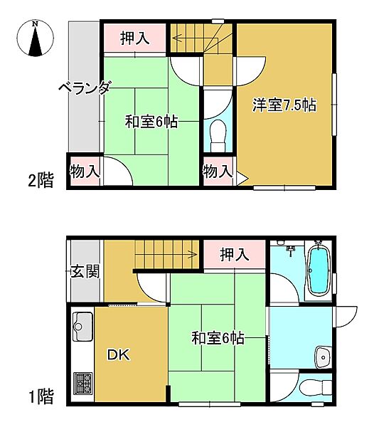 間取りを拡大表示