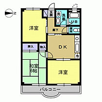 ヴェルドミール 202 ｜ 東京都あきる野市秋川3丁目3-2（賃貸マンション3DK・2階・54.46㎡） その2