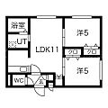 モントレゾール豊平公園4階8.5万円