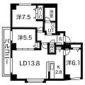アインベルグ6階10.8万円