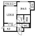 CLASSY・月寒西4階5.5万円