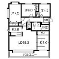 エバ・メゾン本郷通リーヴ・ノール4階14.5万円