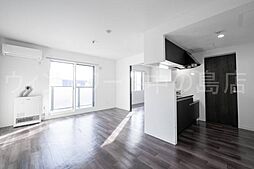 ラ・ムーン菊水 407 4階2LDKのリビング/ダイニング