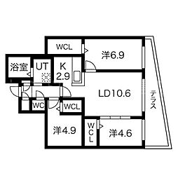クラウド東札幌 (K-ROUD東札幌) 1階/103