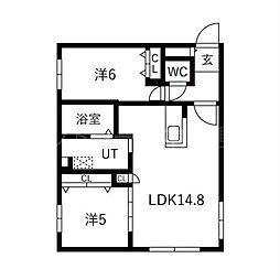 アティーナ平岸II 2階