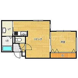 ノースポインツ澄川 1LDKの間取図画像