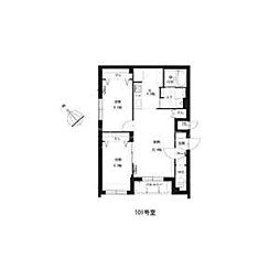 仮)グランメール本郷通1 2LDKの間取図画像