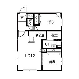 アティーナ平岸II 2階
