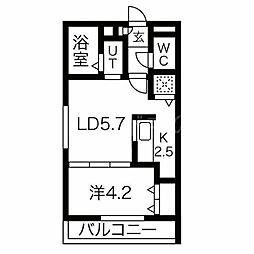 ピーコック平岸 4階