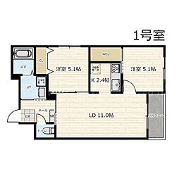 URBAN FLATS 平岸I(アーバンフラッツ平岸I) 3階