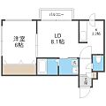 アボンド平岸4階6.4万円
