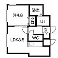Hope豊平公園4階5.3万円