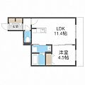 仮)アティーナ平岸II4階6.5万円