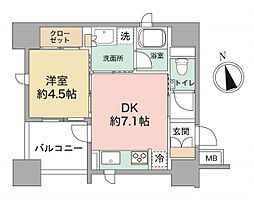 アトラス早稲田の杜の間取図画像