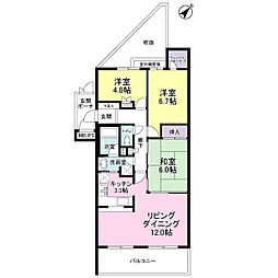 間取図画像 3LDK