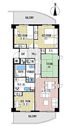アーバンデュオちはら台壱番館 4LDKの間取図画像
