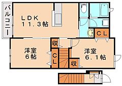 物件の間取り