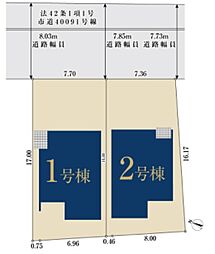 草加市手代137全2区画 2区画