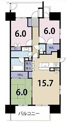 間取り コアレジデンスレイシャス春日部 9階/-