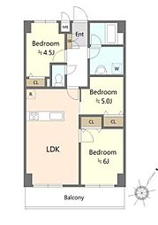 間取図画像 3LDK