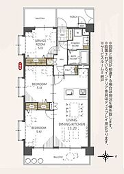 間取図画像 2SLDK