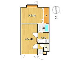 ラピュタハウスＣ C23 ｜ 北海道北見市幸町3丁目2番地27号（賃貸アパート1LDK・2階・34.50㎡） その2