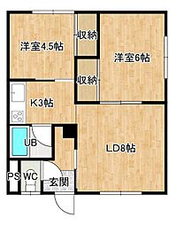 児島マンション 2階/2-2