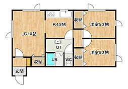 メゾン・ドゥささき2 2階/A