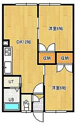 コーポアルザス 2階/6