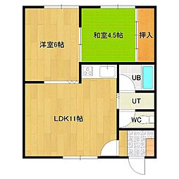 ハイツうえだ 2階/2-6