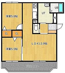 サンクレール常盤 2階