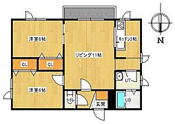 リバーサイド・ラピュタＮ 1階