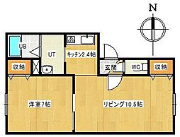 メゾンドシャルマンII 1階/1-A