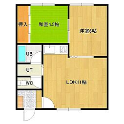 ハイツうえだ 1階/1-2