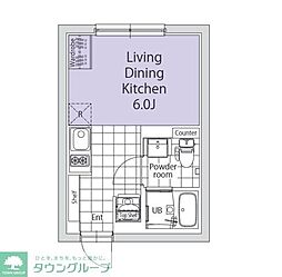 TASUKI杉並高井戸 1階1Kの間取り