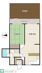 キャニオンコープ千歳船橋 1階1LDKの間取り