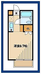 メゾン・ド・調布 1階1Kの間取り