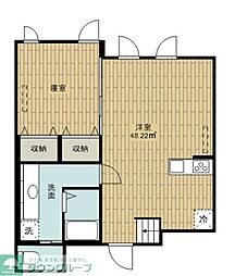 間取図画像 ワンルーム