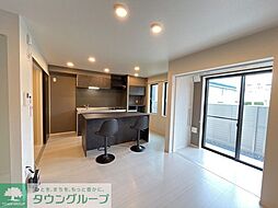 C‘est chouette(セ　シュエット) 1階1LDKのリビング/ダイニング