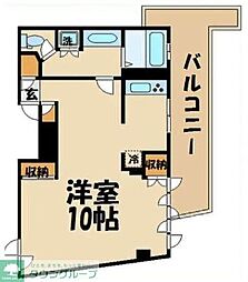 フェニックスコート砧 1Kの間取図画像