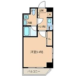 いせや吉祥寺 1Kの間取図画像