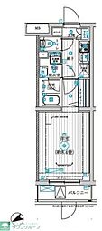 調布市上石原1丁目マンション 1Kの間取図画像