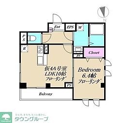 三鷹市新川6丁目マンション 1LDKの間取図画像