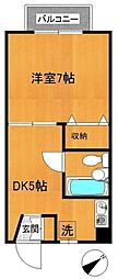 マザーグース久我山 1DKの間取図画像