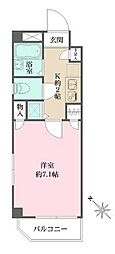 ウィンコート吉祥寺 1Kの間取図画像