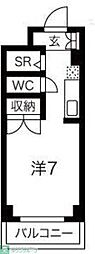 イントランス梅丘ヒルズ ワンルームの間取図画像