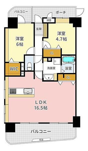 間取りを拡大表示